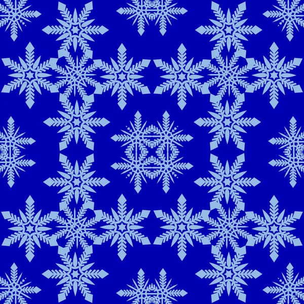 Pattern from snowflake — Stock Vector