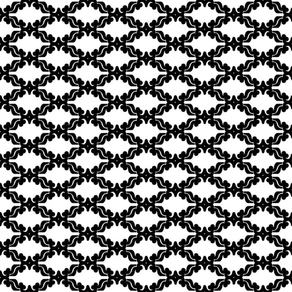 Zwart decoratief patroon — Stockvector