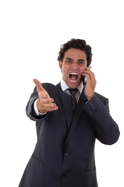 Angry businessman — Stock Photo, Image