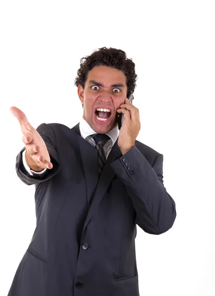 Crazy businessman — Stock Photo, Image