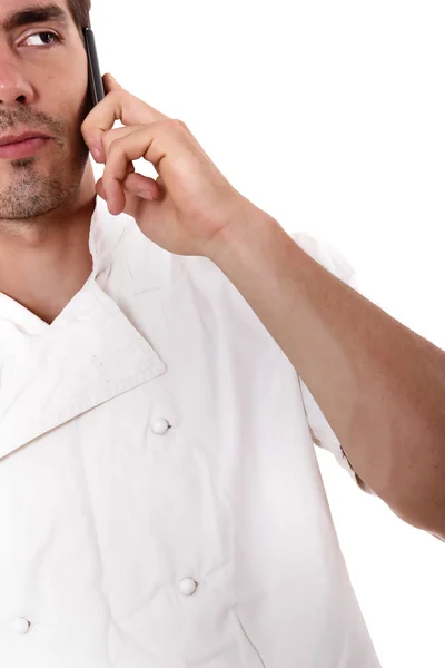 Cook taking orders — Stock Photo, Image