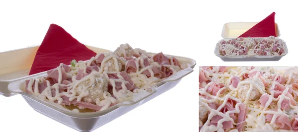 Ham en kaas met mayonaise — Stockfoto