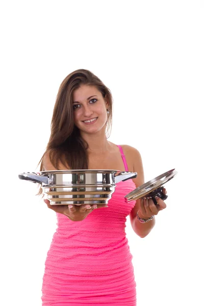 Beautiful housewife — Stock Photo, Image