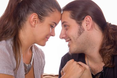 Birbirine aşık çift