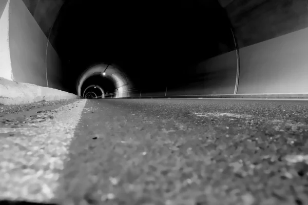 View at night tunnel — Stock Photo, Image