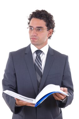 açık defter tutan işadamı