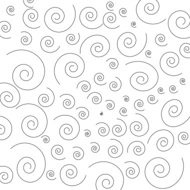 Siyah ve beyaz olarak kusursuz spiral arkaplan