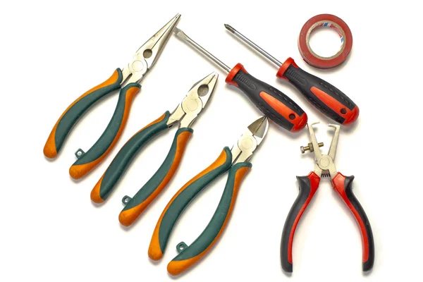 Electrician tools — Stock Photo, Image