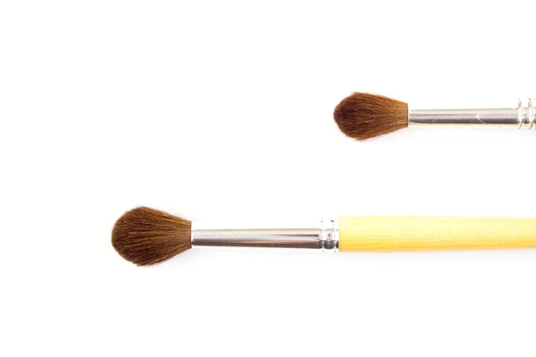 Två painbrushes — Stockfoto