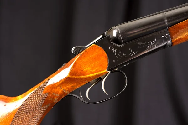 Closeup of vintage hunting rifle — Stock Photo, Image