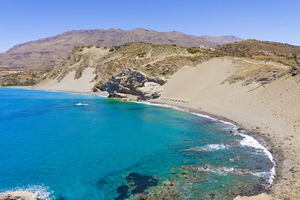 Agios pavlos st. paul sandhills strand in Kreta, Griekenland Stockfoto