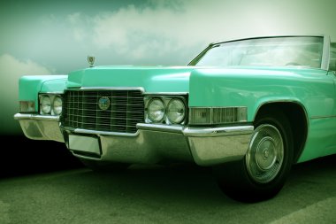 Klasik bir Amerikan arabası