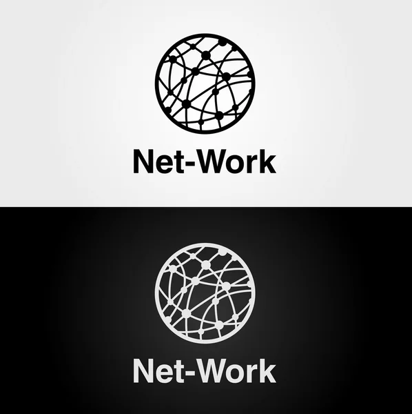 Simbolo di rete — Vettoriale Stock