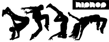 hip hop siluet