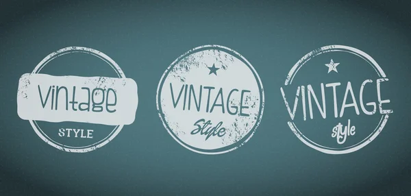Sello y etiqueta vintage — Vector de stock