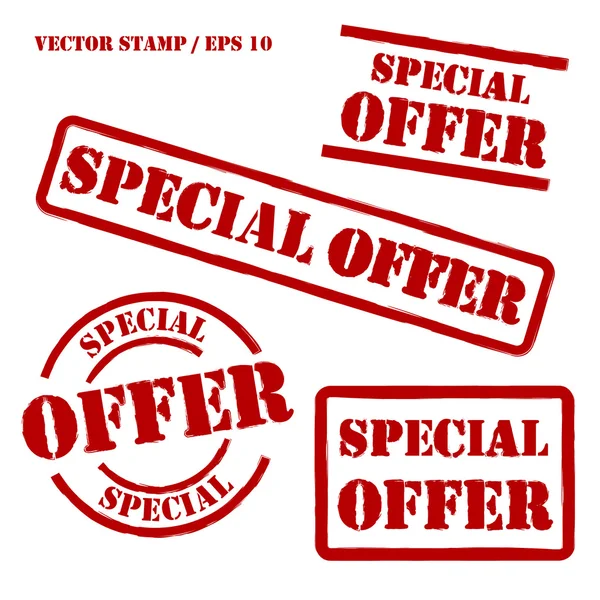 Specialerbjudande vektor stämplar set — Stock vektor