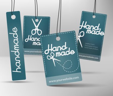 el yapımı ürün etiketi