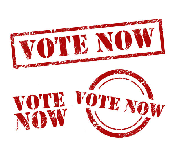 Набор векторных штампов Vote Now
