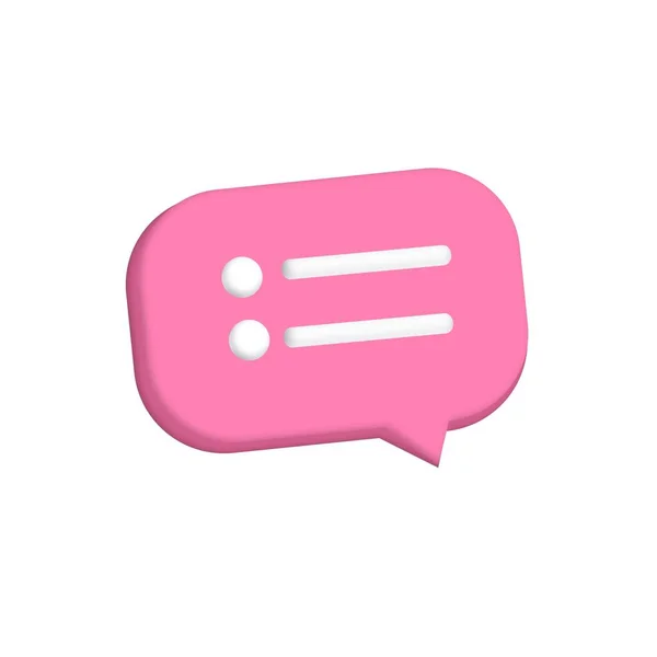 Beszédbuborék Ikonok Realisztikus Chat Beszélgetés Hírnök Kommunikáció Párbeszéd Buborék Ikon — Stock Vector