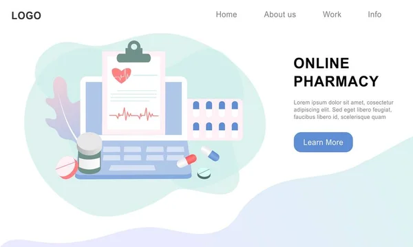 Çevrimiçi tıbbi reçeteli dijital belge veya çevrimiçi test sonuçları cep telefonu ekranında. Eczane, teşhis, hastane, sağlık hizmetleri kavramı. Web için düz vektör illüstrasyonu