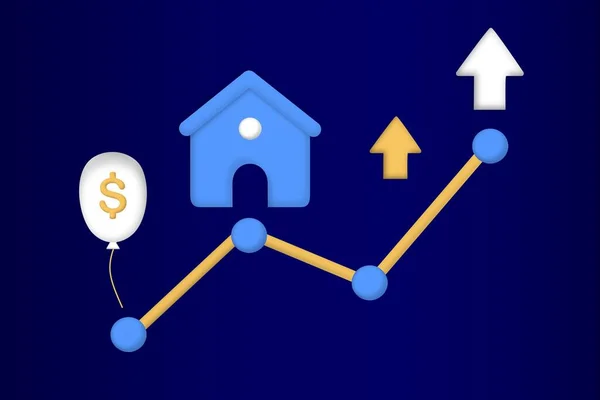 Inflation Economy Goods Services Costs More Value Rising Food Prices — Vector de stock