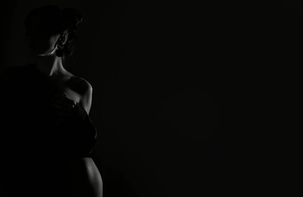 Красивый Силуэт Женского Бедра — стоковое фото
