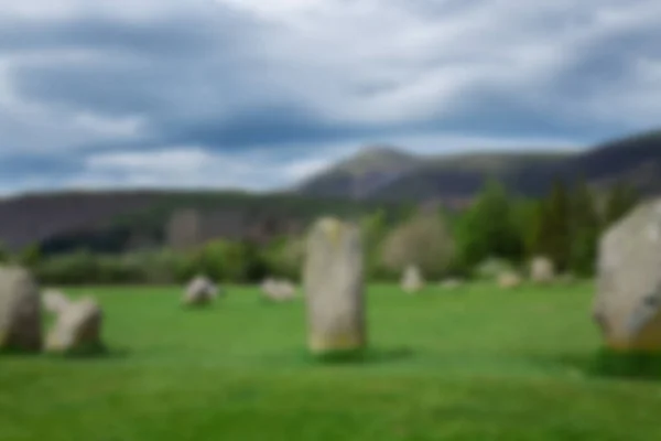 Blurred Landscape Background Lake District England — Stock Photo, Image