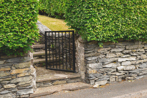 Gate to the courtyard in Europe
