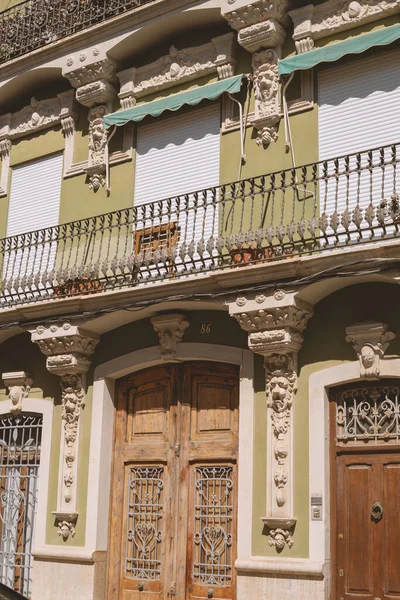 Architecture of a house and a balcony in Europe