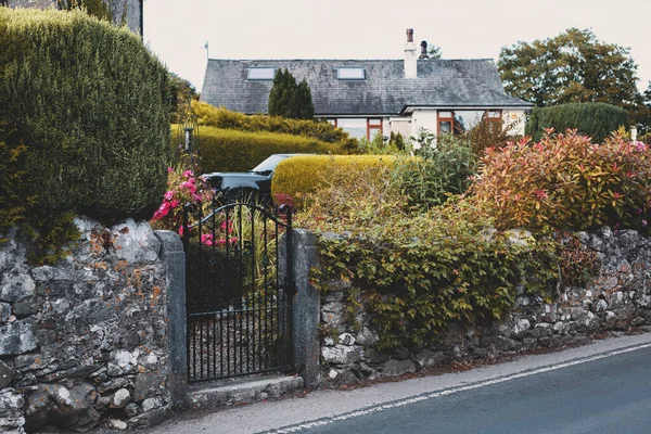 Charmante Häuser Schöner Straße England — Stockfoto