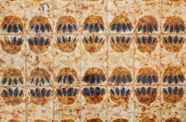 Brown Mosaic Texture Pattern — 스톡 사진