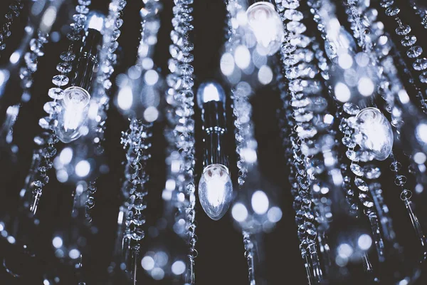 Details Beautiful Crystal Chandelier — Stockfoto