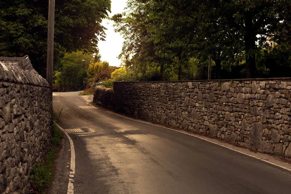 Small Road English Countryside — Φωτογραφία Αρχείου