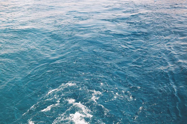 Texture Beautiful Blue Sea Water — Fotografia de Stock