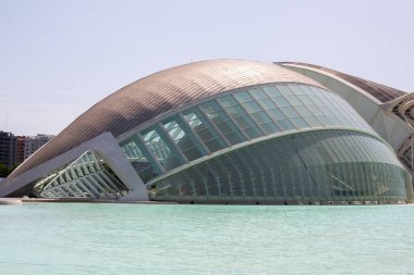 Modern architecture in the City of Arts and Sciences in Valencia  Spain july 01, 2022  