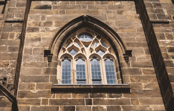 Window architecture in a castle in England