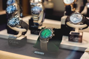 Men's watch store, England, London August 2022