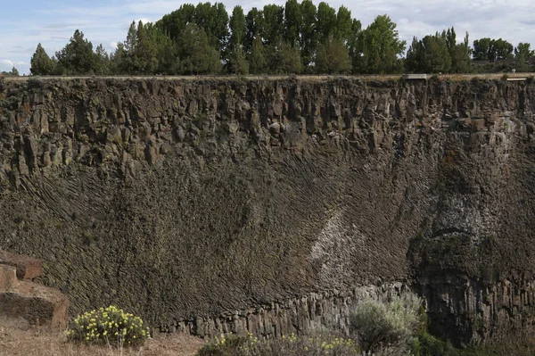 Ściany Kanionu Peter Skene Ogden State Scenic Viewpoint Oregon — Zdjęcie stockowe