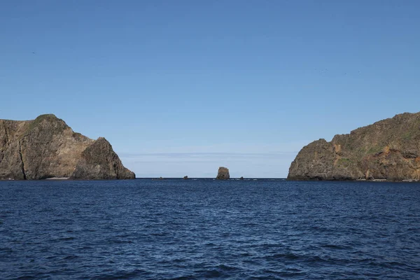 Formațiuni Rock Interesante Parcul Național Insulele Canalului California — Fotografie, imagine de stoc