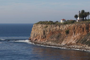 Point Vicente Deniz Feneri Rancho Palos Verdes, California yakınlarında.