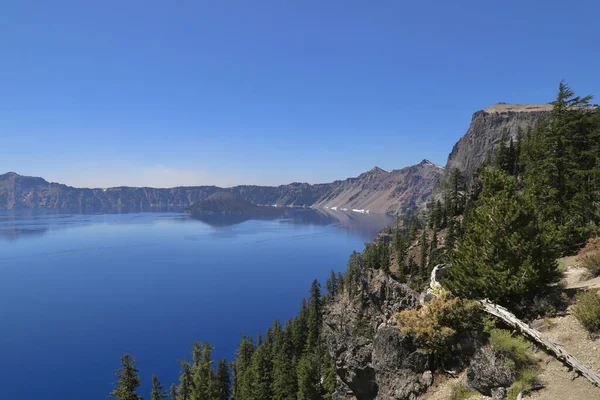 Kratersjö Nationalpark Oregon — Stockfoto