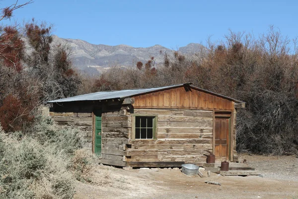 Cabaña Corbata Ferrocarril Refugio Nacional Vida Silvestre Del Desierto Nevada — Foto de Stock