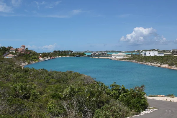 Laguna Resorts Largo Chalk Sound Drive Providentiales Islas Turcas Caicos — Foto de Stock