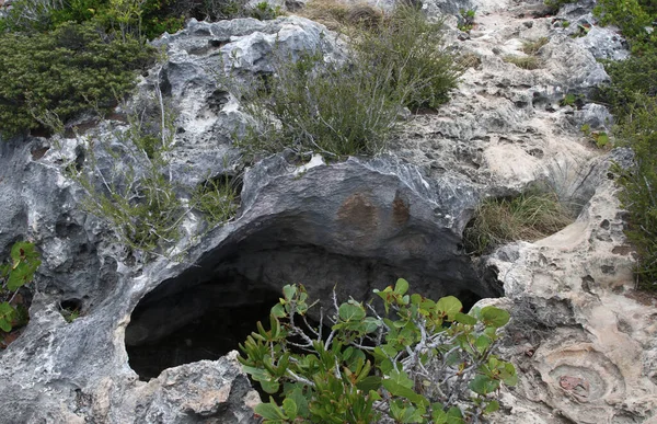 ทางเข าโจรสล วนตะว นตกของ Providentiales Turks และ Caicos Island — ภาพถ่ายสต็อก