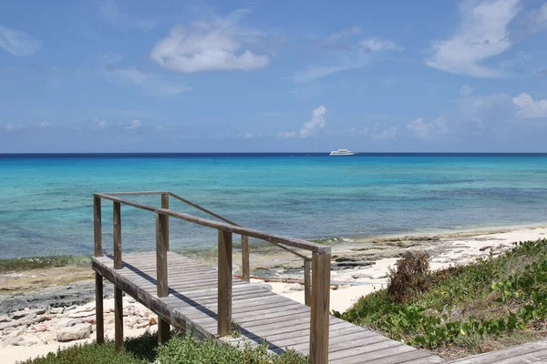 Malcom Road Beach Providenciales Islas Turcas Caicos — Foto de Stock