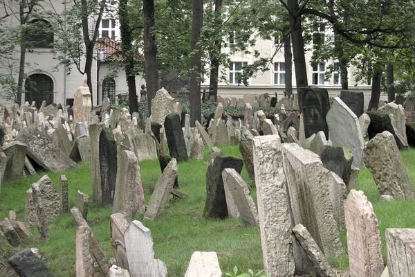 Eski Yahudi Mezarlığı Prag Czech Cumhuriyeti — Stok fotoğraf