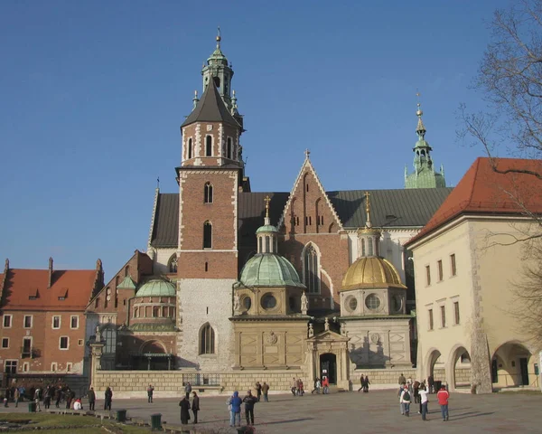 Wawel Royal Cathedral Krakow Polen — Stockfoto