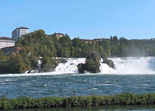 Cascata Sul Reno Vicino Neuhausen Svizzera — Foto Stock