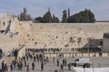 Ağlama Duvarı, Eski Şehir, Kudüs, İsrail