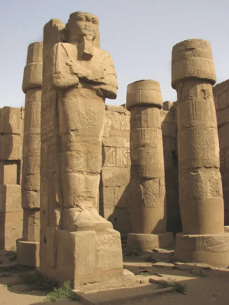 Karnak Tapınakları 'ndaki heykeller, Lüksör, Mısır